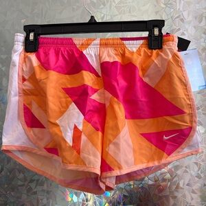 Nike Vibrant Pink and Orange Athletic Shorts B19